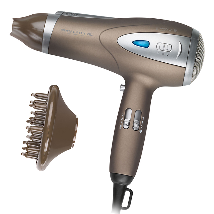 Professional hair dryer, brown color. - PROFI CARE 229-0049