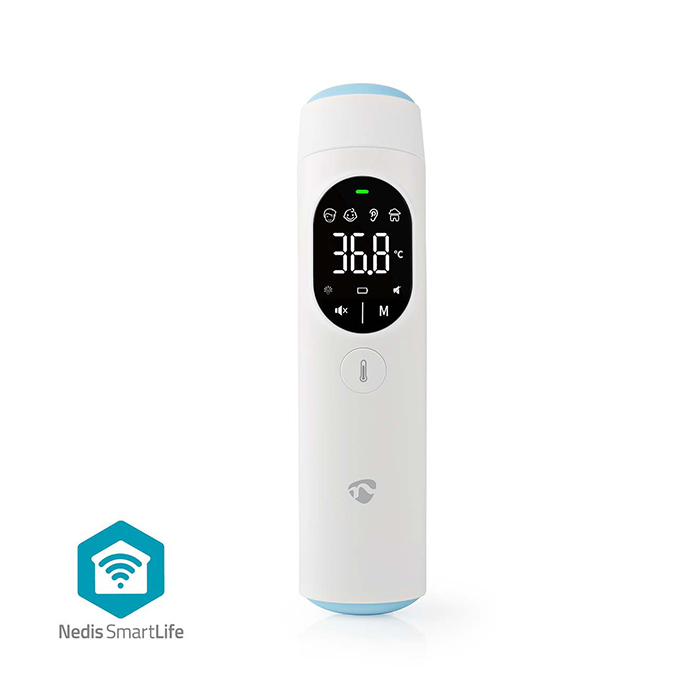 SmartLife infrared thermometer with LED display. - NEDIS 233-2511