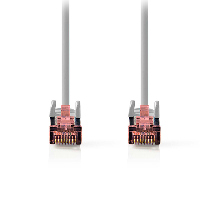 CAT6 network cable, RJ45 male - RJ45 male S/FTP 10.0m grey color. - NEDIS 233-2660
