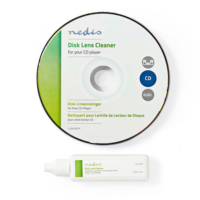 Disc lens cleaner, 20ml. - NEDIS 233-2669