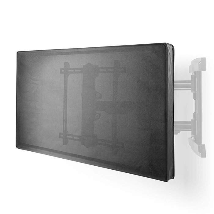 Outdoor TV screen cover for screen size: 65 - 70", black color. - NEDIS 233-2672
