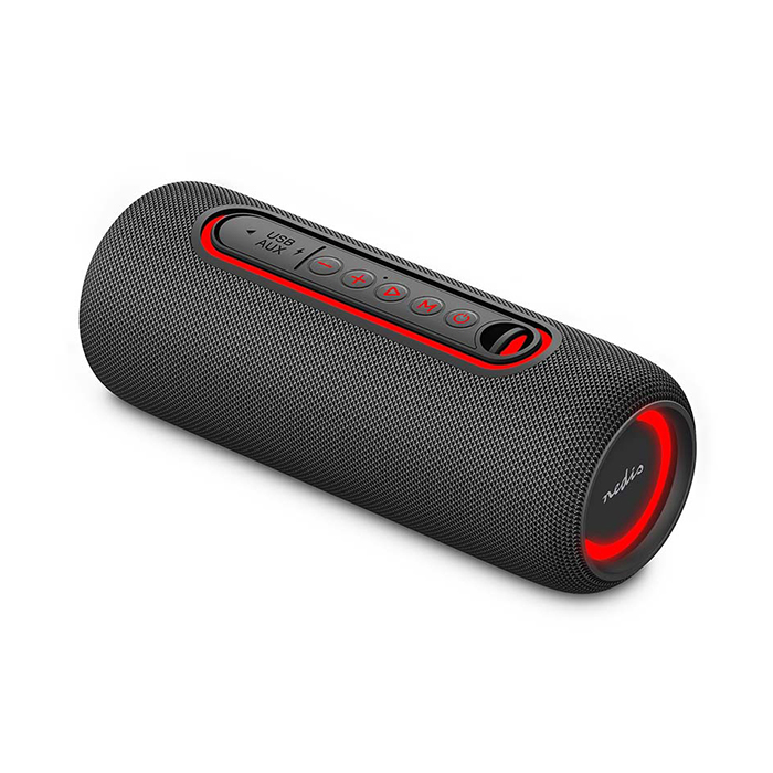 Bluetooth speaker with built-in microphone, 30W black color. - NEDIS 233-2725