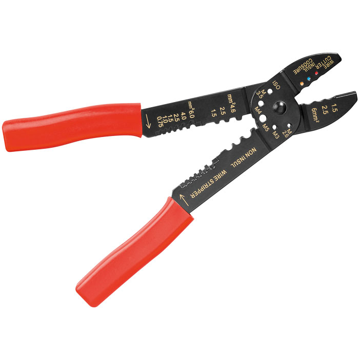 WZ CRIMP 05Q multi crimp-wire strippercombinated pliers to crimp, cut and strip wire - FIXPOINT 055-0268