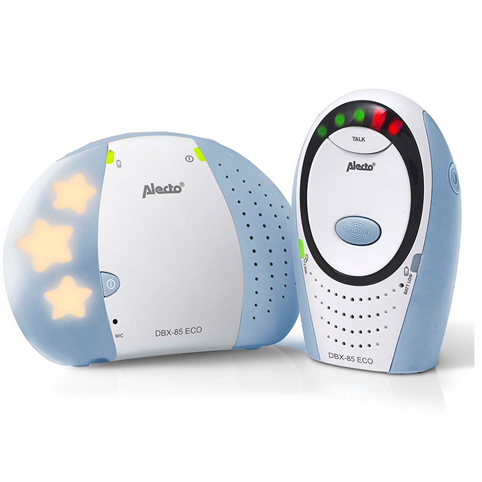 Full Eco DECT baby monitor white/blue. - ALECTO 245-0000