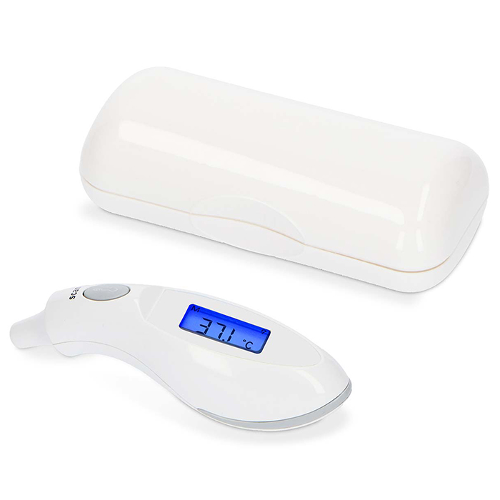 Infrared ear thermometer, white color. - ALECTO 245-0010