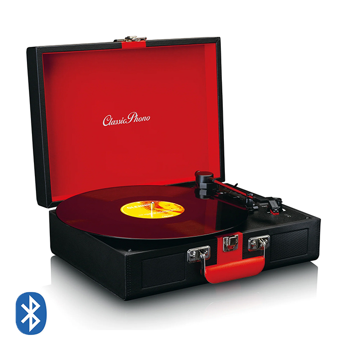 Turntable with Bluetooth reception and built-in speakers. - LENCO 246-0023