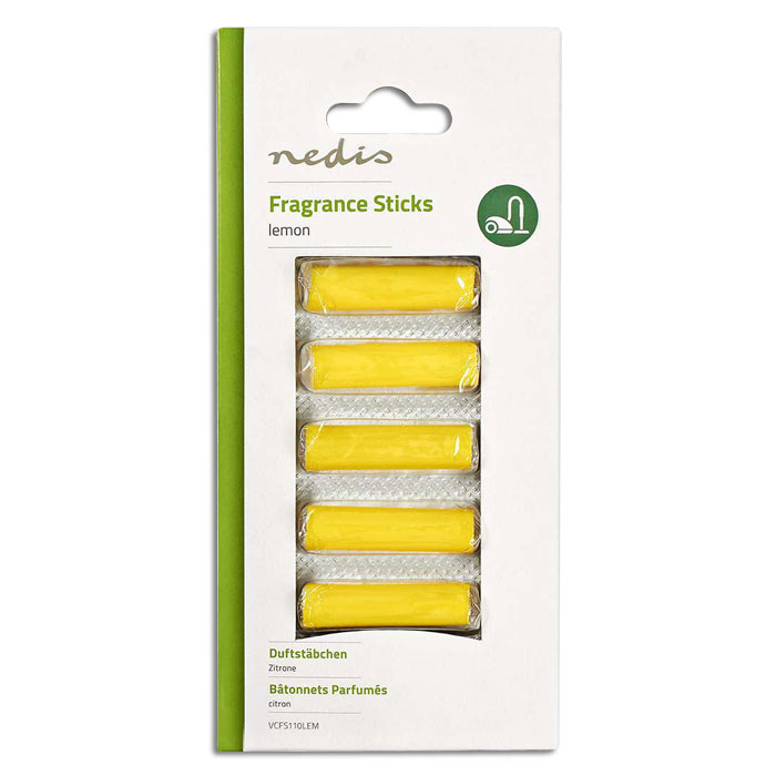 Vacuum Cleaner Fragrance Sticks, Lemon, 5 pieces. - NEDIS 233-0164