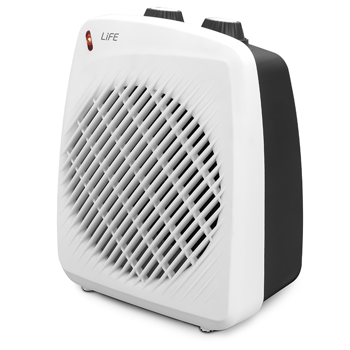 Fan heater with IP21 protection, 2000W. - LIFE 221-0194