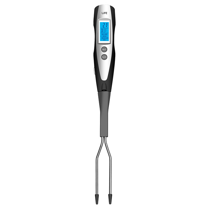 2 in 1 Digital meat thermometer and fork. - LIFE 221-0275