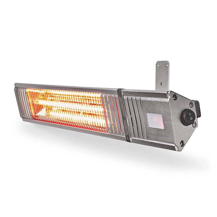 Wall mountable patio heater with 9 heat settings, 2000W. - NEDIS 233-2198