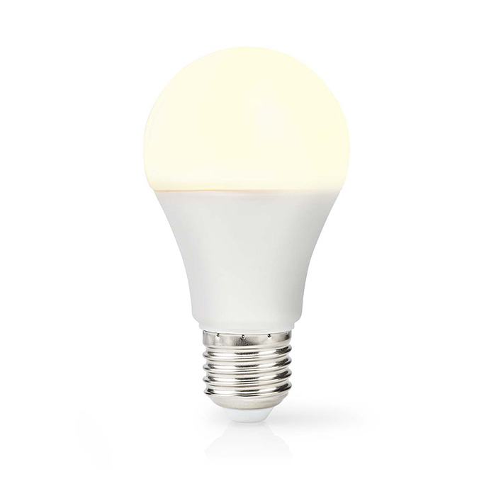 LED Bulb E27 A60 8.5W 806lm 2700K Warm White, 1pc. - NEDIS 233-2221