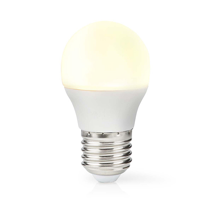 LED Bulb E27 G45 2.8W 250lm 2700K Warm White, 1pc. - NEDIS 233-2223