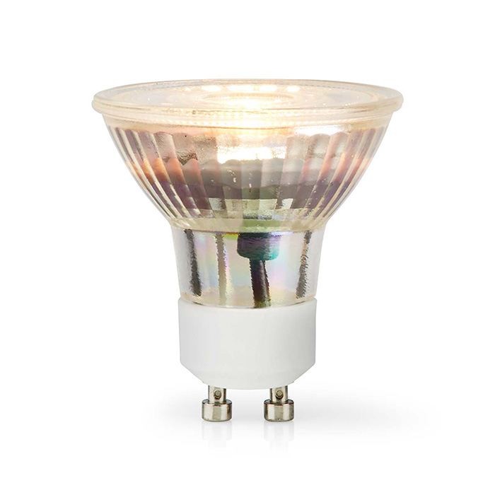 LED Bulb GU10 Spot 4.5W 345 lm 2700K Warm White, 1pc. - NEDIS 233-2227
