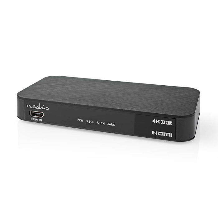 Digital audio converter, input: DC Power / 1x HDMI ιnput - output: 1x 3.5 mm / 1x TosLink / 3x HDMI - NEDIS 233-2320