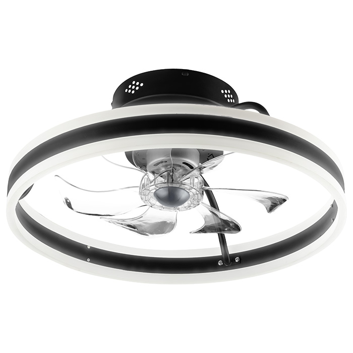 Ceiling fan with LED light and remote control, 20W - LIFE 221-0349