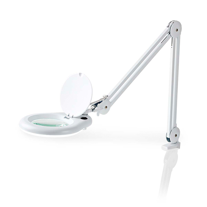 Magnifying Table Lamp 6500K, 9W, 685lm, white. - NEDIS 233-2399