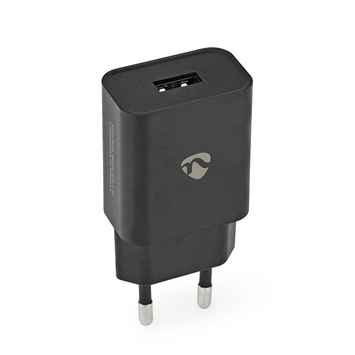 Wall Charger with 1x USB-A, 12W. - NEDIS 233-2425