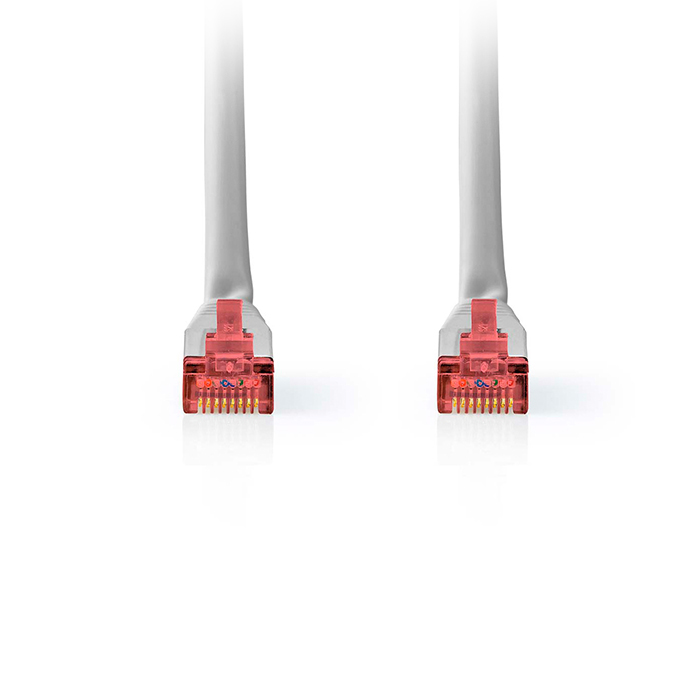 CAT6 cable RJ45 male - RJ45 male S/FTP, 30.0m grey color. - NEDIS 233-2472