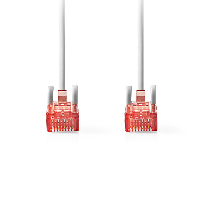 CAT6 cable RJ45 male - RJ45 male U/UTP, 15.0m grey color. - NEDIS 233-2473