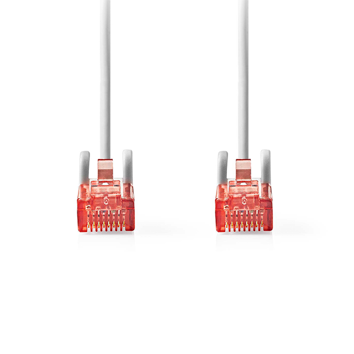 CAT6 cable RJ45 male - RJ45 male U/UTP, 10.0m grey color. - NEDIS 233-2474