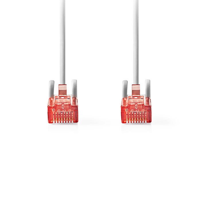 CAT6 cable RJ45 male - RJ45 male U/UTP, 1.00m grey color. - NEDIS 233-2475