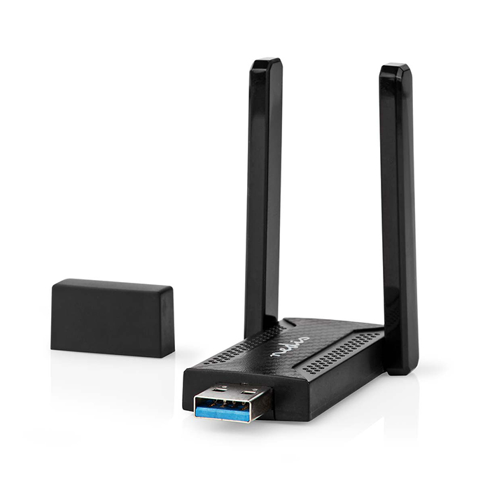 Network Wi-Fi dongle AC1200 2.4/5 GHz (Dual Band) with USB 3.0. - NEDIS 233-2482