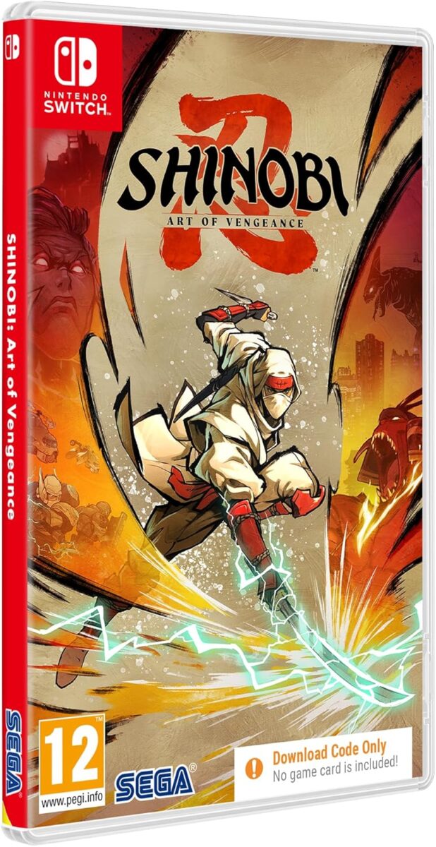 SHINOBI: Art of Vengeance SWITCH (Code in Box &original outfit & amulet) - SEGA 1.10.01.01.036