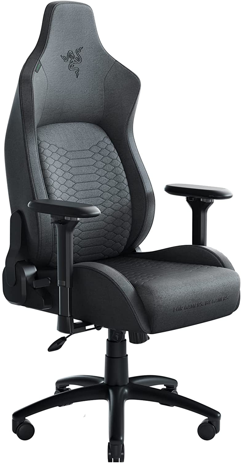 Razer ISKUR FABRIC Dark Grey Gaming Chair with Built-In Lumbar Support - Razer 1.28.80.02.014