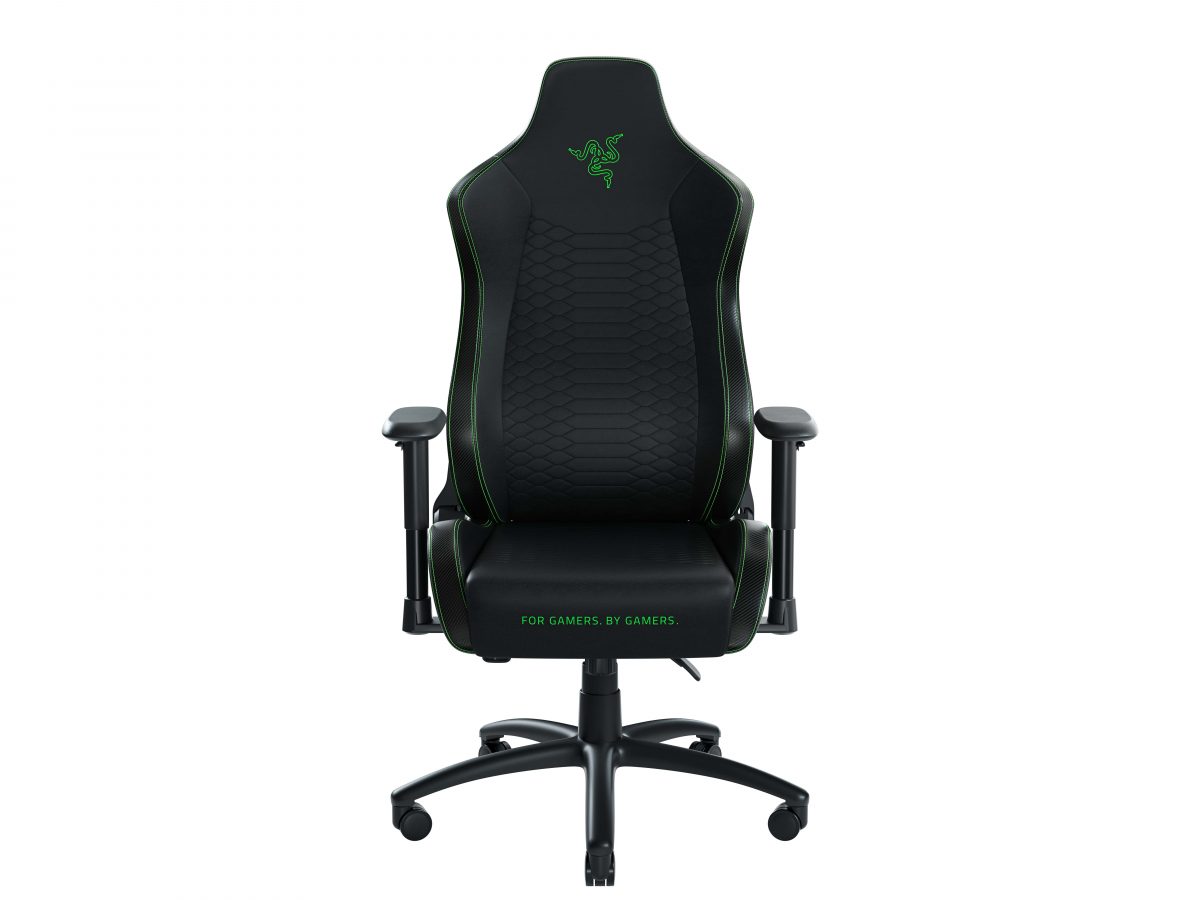Razer ISKUR X - XL Green/Black - Gaming Chair - Lumbar Support - Synthetic Leather -Memory Foam Head - Razer 1.28.80.02.020