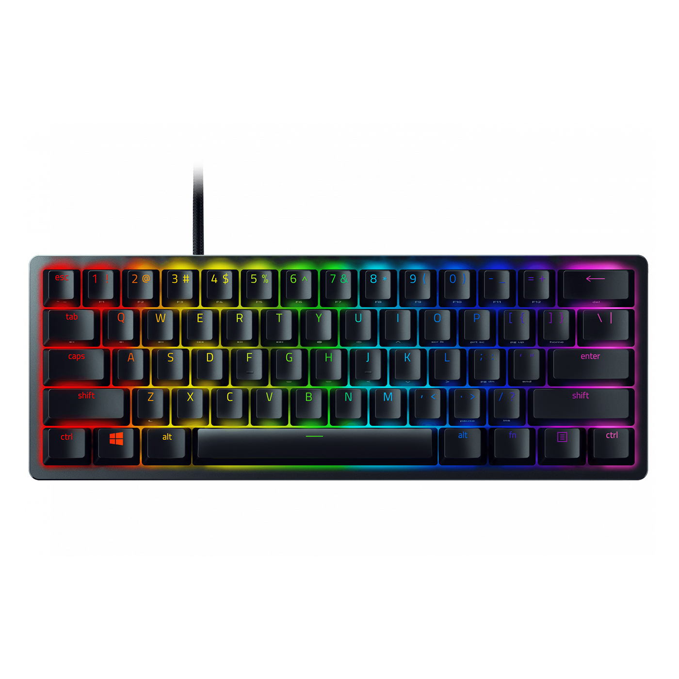 Razer HUNTSMAN MINI 60% Opto Mechanical Gaming Keyboard Purple Switch - US Layout - Razer 1.28.80.11.079