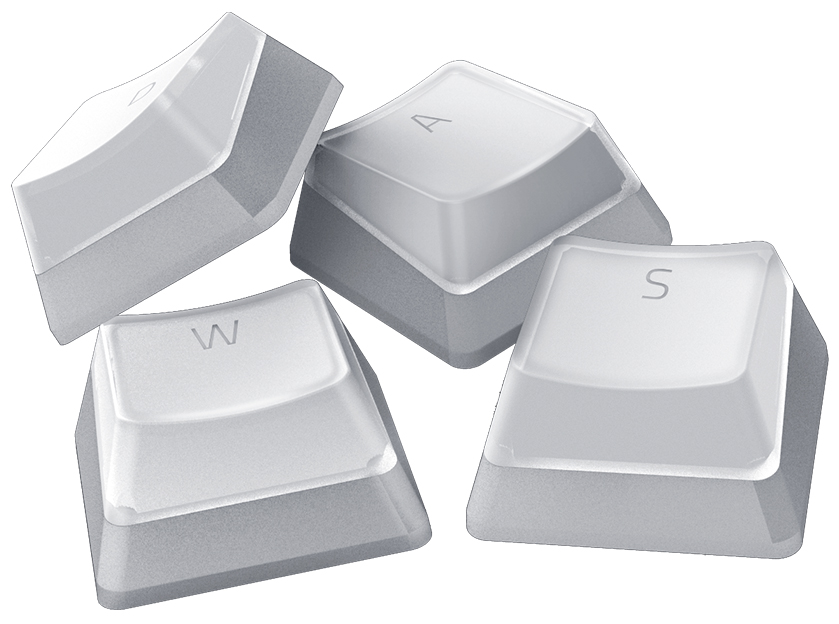 Razer PHANTOM PUDDING WHITE Keycaps Upgrade Set - Razer 1.28.80.11.100