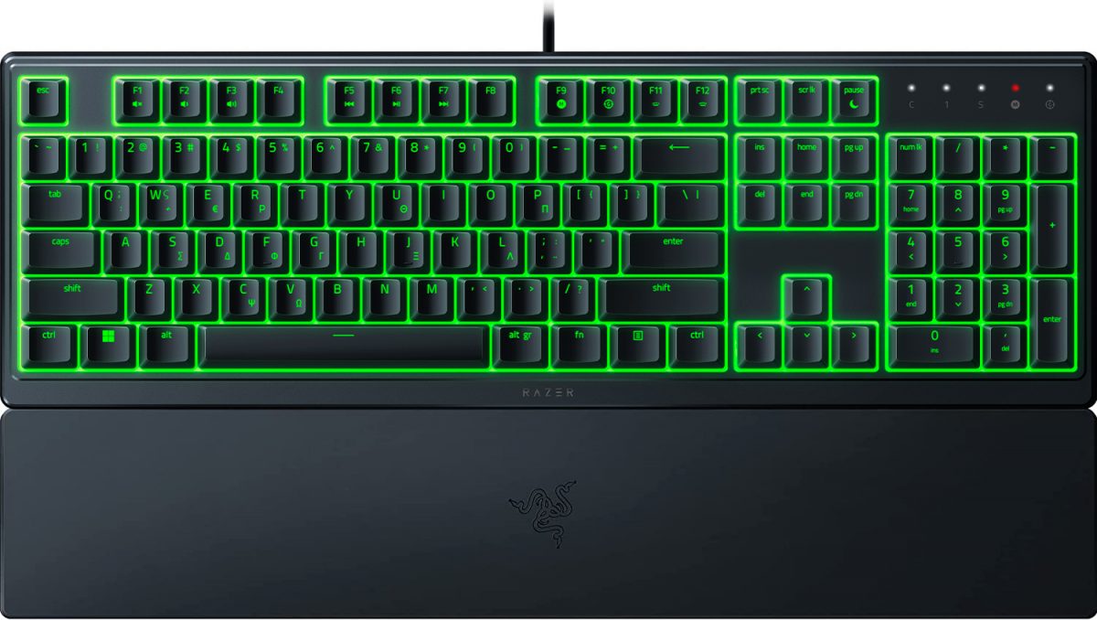 Razer ORNATA V3 X Gaming Keyboard - Low Profile Membrane - Split Resist - RGB - GR Layout - Razer 1.28.80.11.130
