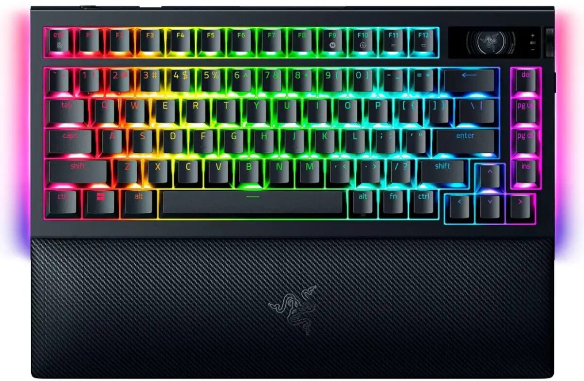 Razer BLACKWIDOW V4 75% Pro Wireless Mechanical RGB Gaming Keyboard - Hot-Swappable - Orange Switche - Razer 1.28.80.11.146