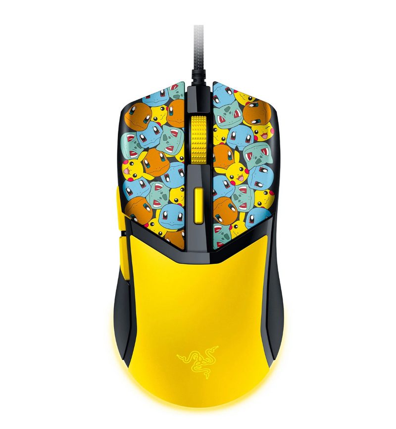 Razer COBRA - Pokemon Kanto Starters Ed.- 58g Lightweight Gaming Mouse - RGB UNDERGLOW - 8500 DPI - Razer 1.28.80.11.150
