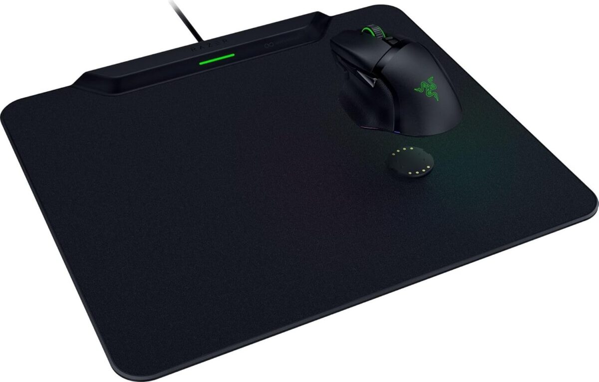 Razer Hyperflux V2 Hard - Wireless Charging Puck - Gaming Mousepad - Anti-Slip Rubber Base - Razer 1.28.80.22.073