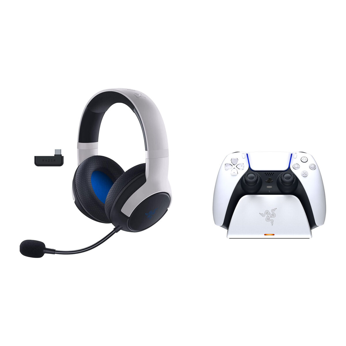 Razer Legendary Duo Bundle for PlayStation - Kaira Wireless Headset and Quick Charging Stand for PS5 - Razer 1.28.80.26.263