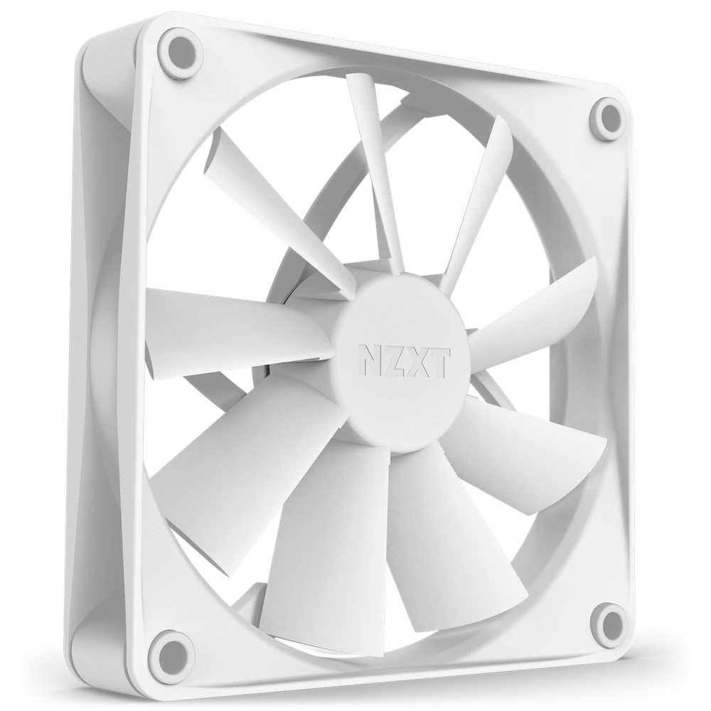 NZXT F120Q White 120ΜΜ Fluid Dynamic Bearing Quiet Airflow Fan - NZXT 2.35.62.00.114