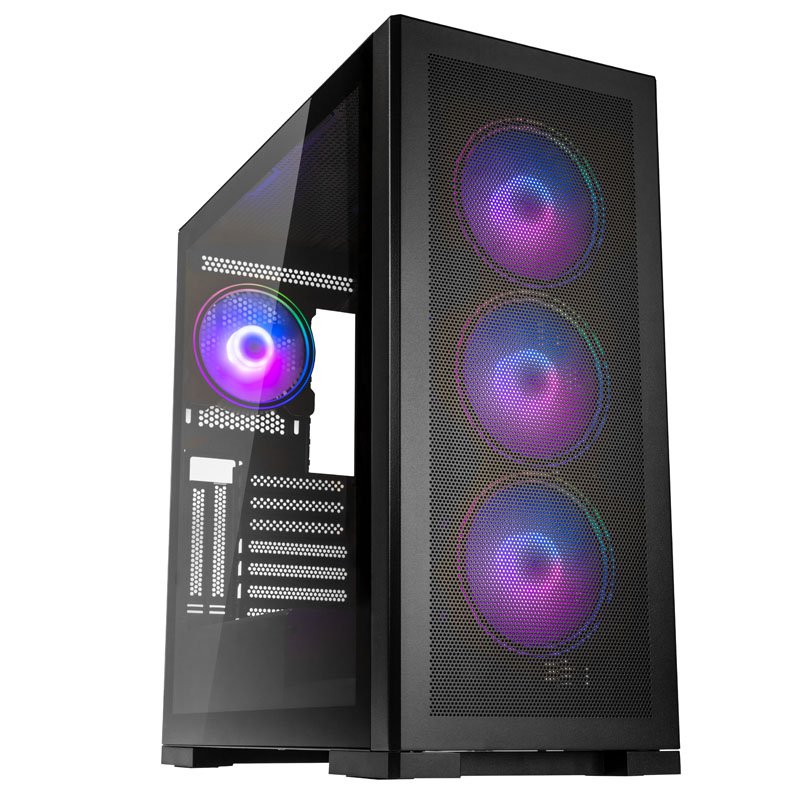 Kolink Unity Meshbay ARGB Midi ATX Tower Case - 400mm clearance (4 pre-installed fans & controller) - Pro GamersWare 2.35.63.00.094