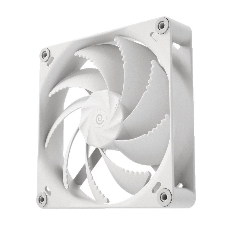 HAVN H12 Single Pack White 120mm A-RGB Metal Core Case Fan - Pro GamersWare 2.35.63.00.101