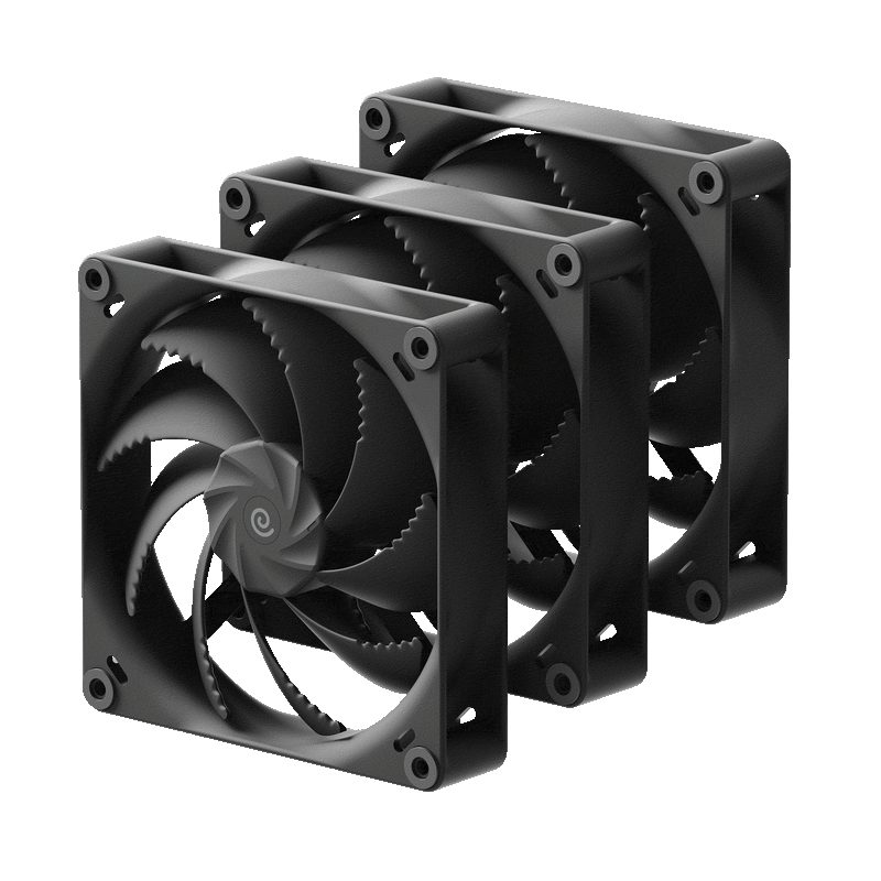 HAVN H14 Triple Pack Black 140mm A-RGB Metal Core Case Fan - Pro GamersWare 2.35.63.00.108