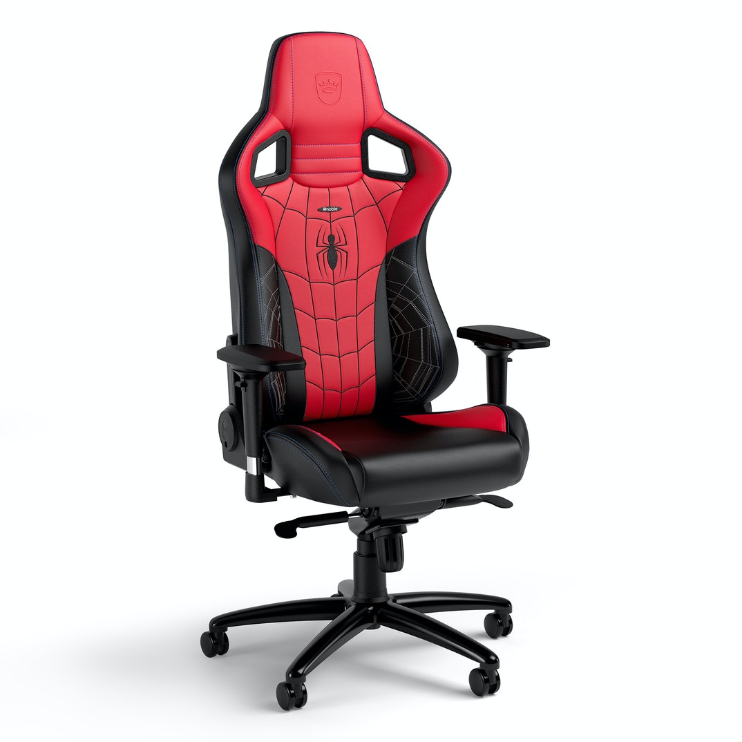 noblechairs EPIC Spider-Man Edition Gaming Chair Breathable, 4D armrests, 60mm casters - CASEKING 2.35.63.01.008