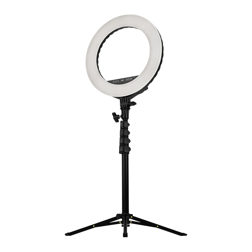 Streamplify Light 14 Streaming Ring Light - Black 36cm & tripod - selfie stick - CASEKING 2.35.63.03.003
