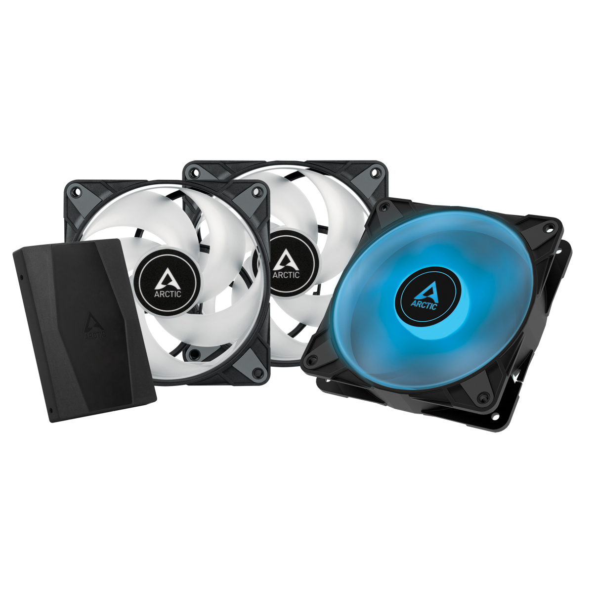 Arctic P12 PWM PST RGB 0dB – 120mm Pressure optimized case fan | PWM controlled speed with PST | RGB - Arctic 2.35.64.00.079