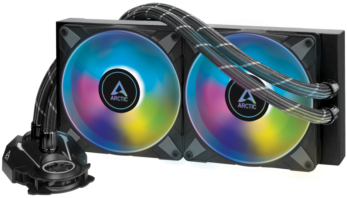 Arctic Liquid Freezer II-280 A-RGB:All-in-One CPU Water Cooler with 280mm radiator and 2x P14PWMPSTA - Arctic 2.35.64.00.086