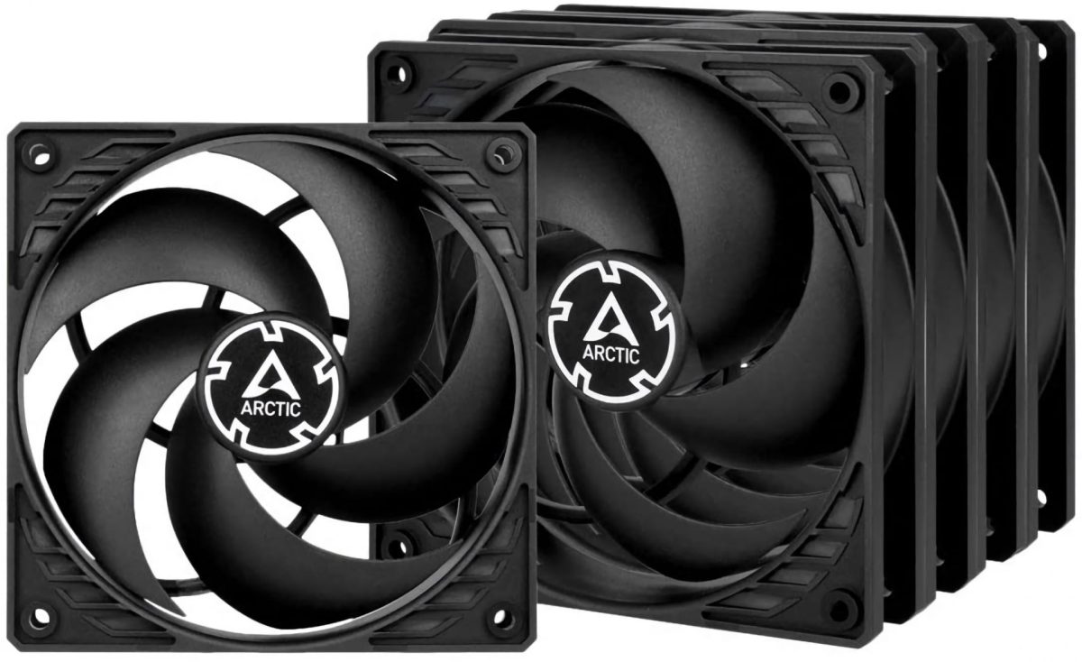 ARCTIC F12 PWM  Pack of 5pcs - best performance/noise Case Fan - 120mm black - Arctic 2.35.64.00.136