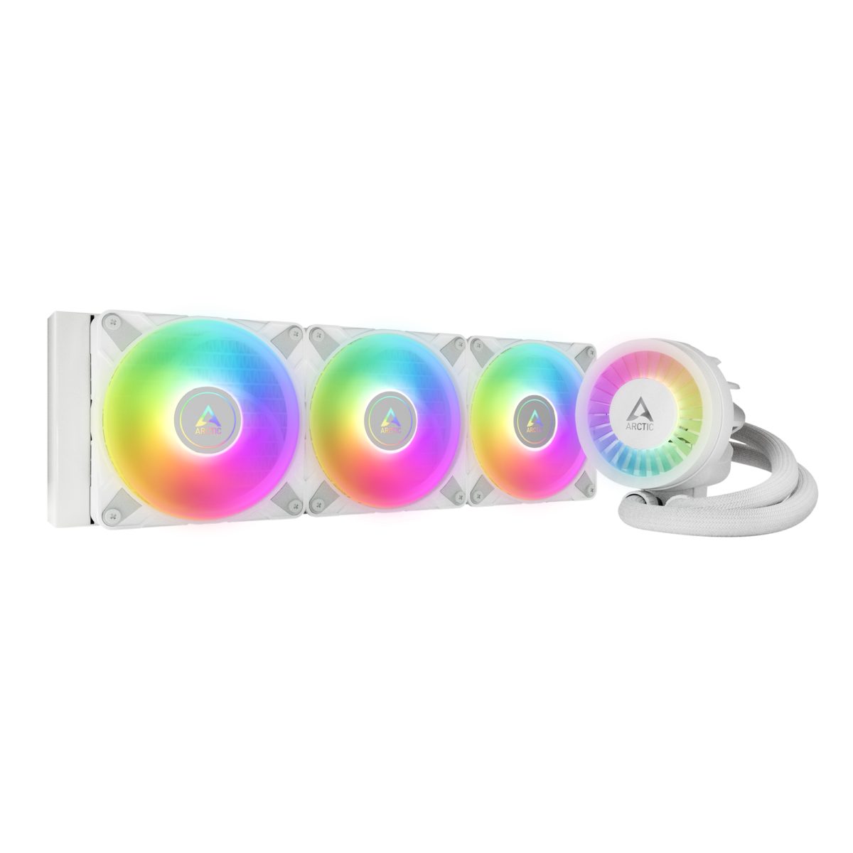 Arctic Liquid Freezer III 360mm A-RGB White AIO CPU Water Cooler 3x P12 PWM PST A-RGB fan - Arctic 2.35.64.03.029