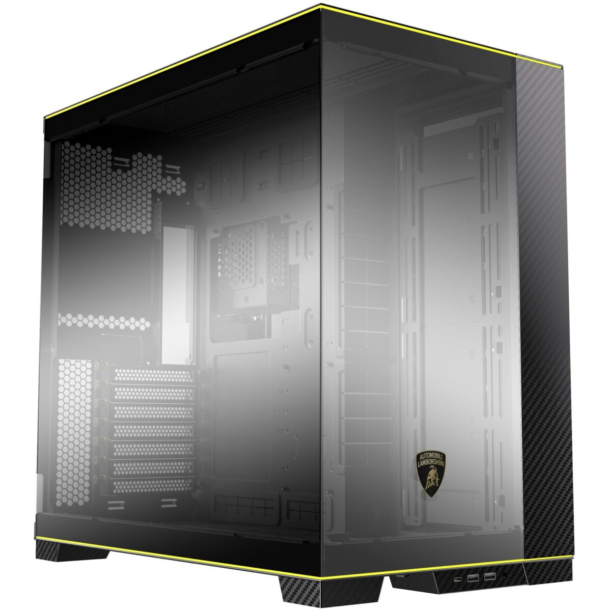 Lian Li O11D EVO RGB Automobili Lamborghini Edition - EATX(under 280mm)/ATX Columnless Tower PC Case - LIAN LI 2.35.65.00.042