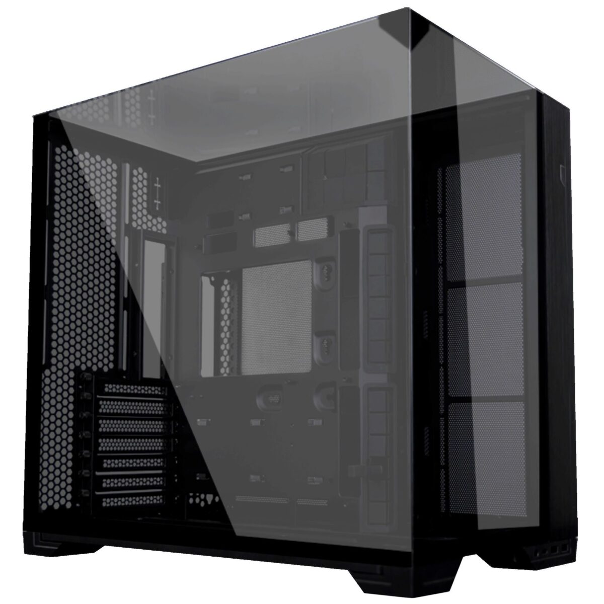 Lian Li O11 Vision Compact Black - Black EATX(under 280mm)/ATX 2 top panels 360AIO Tower PC Case - LIAN LI 2.35.65.00.044