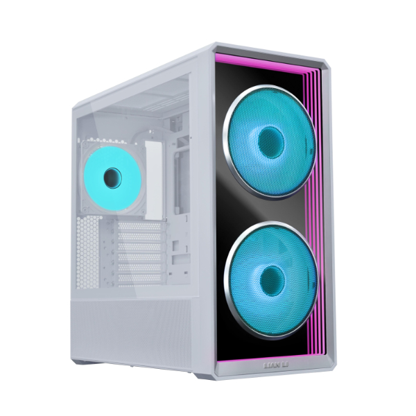Lian Li LANCOOL 217 INF White – Infinity Mirror – ATX PC Case (3 FANS Included) 2 x 170mm,1 x 140mm - LIAN LI 2.35.65.00.061