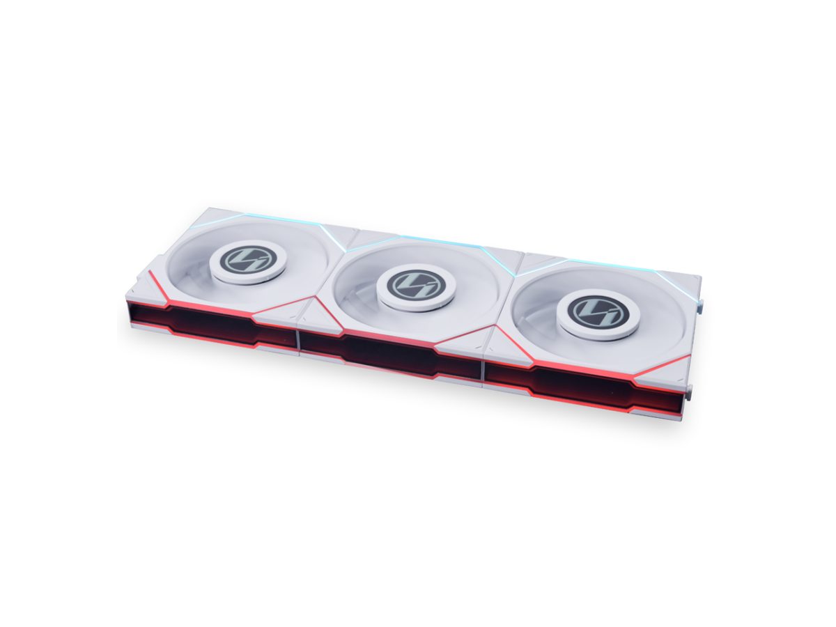 Lian Li UNIFAN TL LCD 120 -3PCS Reverse White (Triple pack include Controller) - Case Fan - LIAN LI 2.35.65.01.073